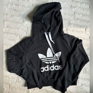 Adidas Crop Top Hoodie
